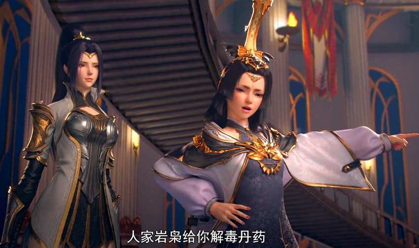斗破苍穹：夭月想和萧炎约会，夭夜对他青睐有加，但他只想着雅妃