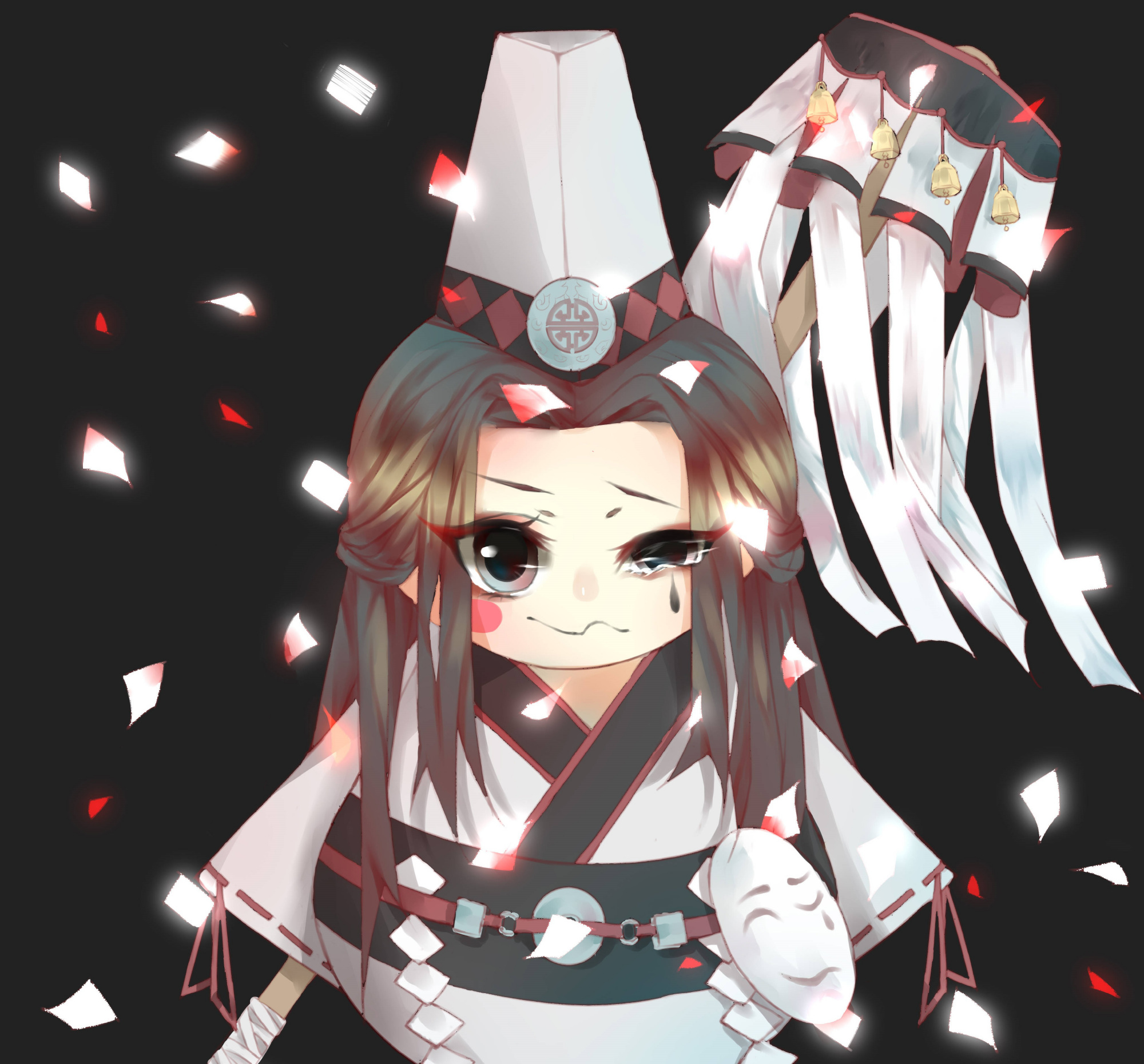 《天官赐福》漫画：君吾登场，漫迷P出人面疫造型，XSWL