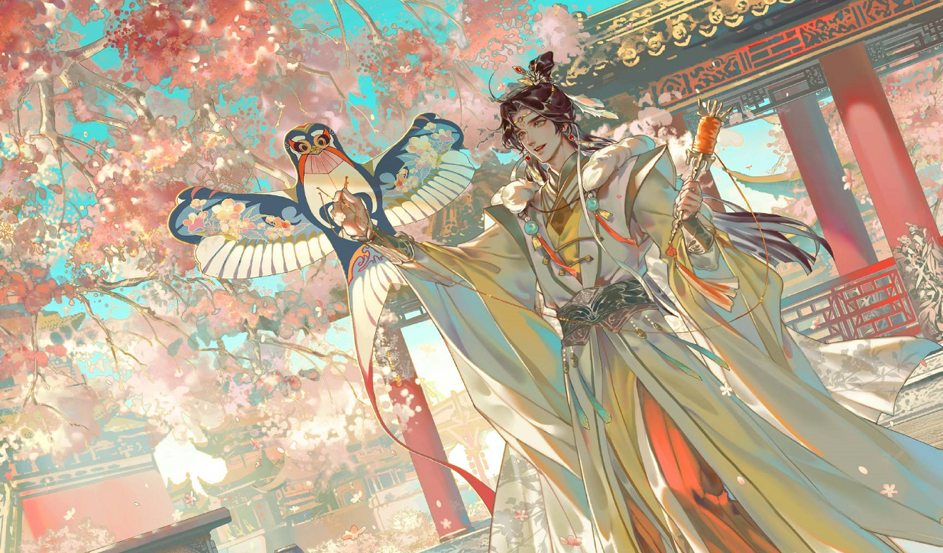 《天官赐福》漫画：君吾登场，漫迷P出人面疫造型，XSWL